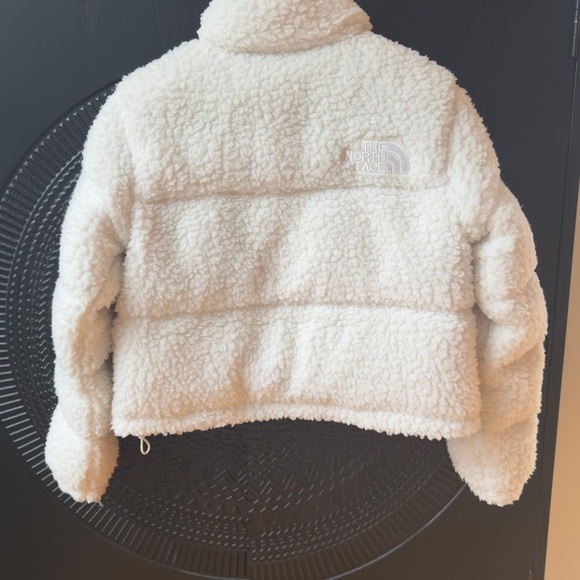 The North Face White Sherpa Jacket - Picture 2 of 2